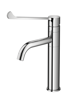 ברז פרח בינוני מונגש "יהלום" ניקל