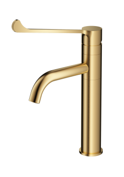 ברז פרח בינוני מונגש "יהלום" גולד מט