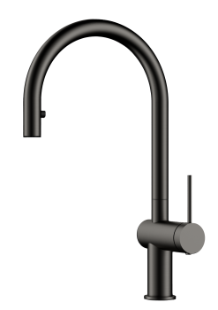 ברז מטבח נשלף "פיטארו" בלאק מטאל