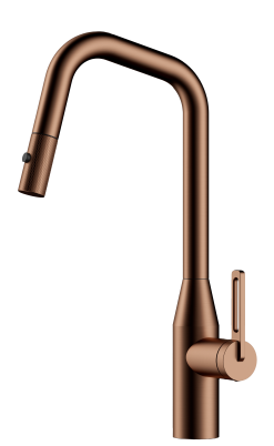 ברז מטבח נשלף "איירון פרו" רוז