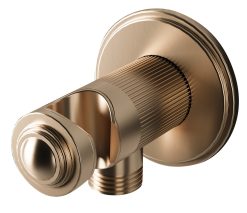 נקודת מים עגולה "מילאן" עם תפסן - זהב לייט