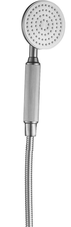 סט 2 חלקים "מילאן" מזלף וצינור מוברש