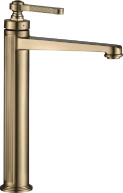 ברז פרח גבוה "מילאן" זהב לייט