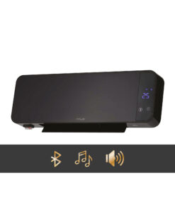 מפזר חום קרמי מנגן לתליה על הקיר שחור HOTBOX הוטבוקס מיוזיק