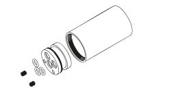 מאריך לאינטרפוץ 3 דרך סאני פרו PRO - בלאק מטאל