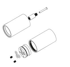 מאריך לאינטרפוץ  4  דרך סאני פרו PRO - ניקל